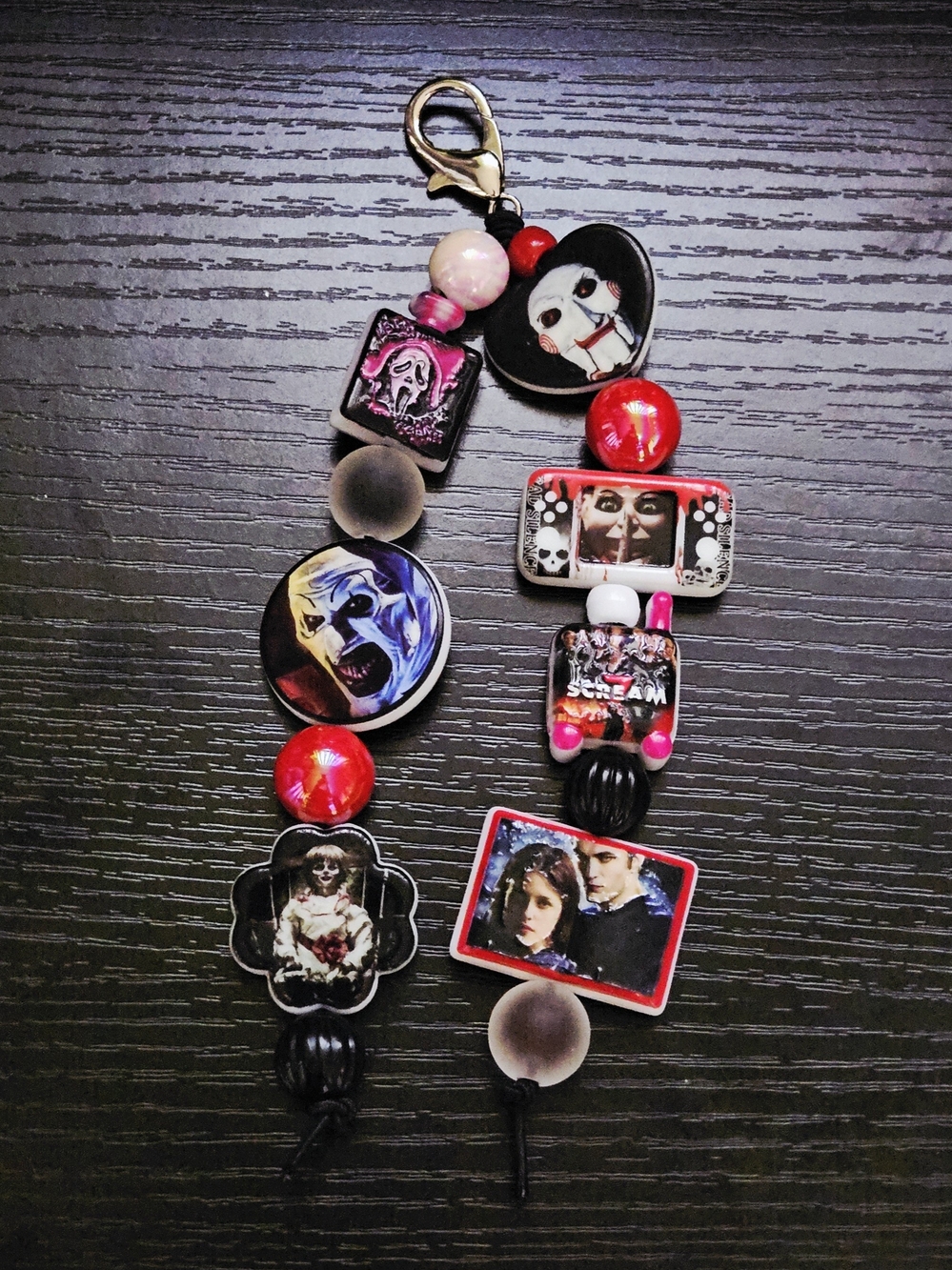 Horror Themed Bag Charm
